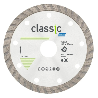 Disco Diam Turbo Classic 110X20 Norton 