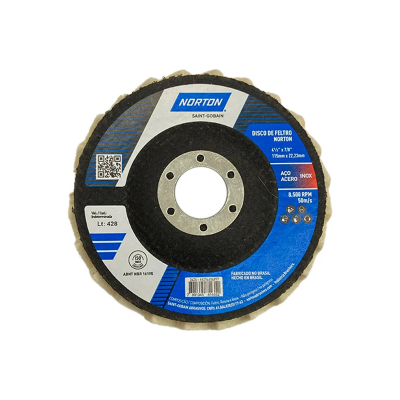 Disco Flap Fibra R244 Standard Norton 115X22.23