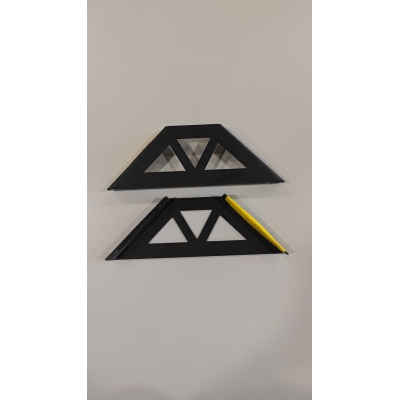 Cantoneira S L TR Preto 20cm Ref 5365