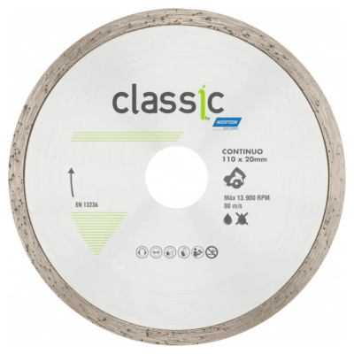 Disco Diam Continuo Classic 110X20 Norton 