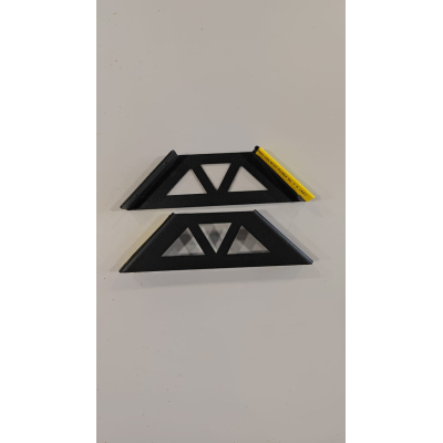 Cantoneira S L TR Preto 15cm Ref 5364