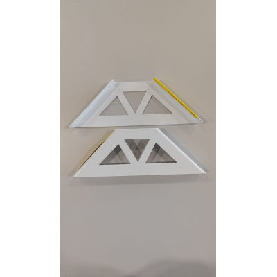 Cantoneira S L TR Branco 20cm Ref 5371