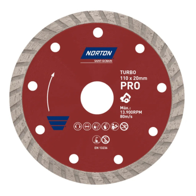 Disco Diam Pro Turbo 110X20 Norton